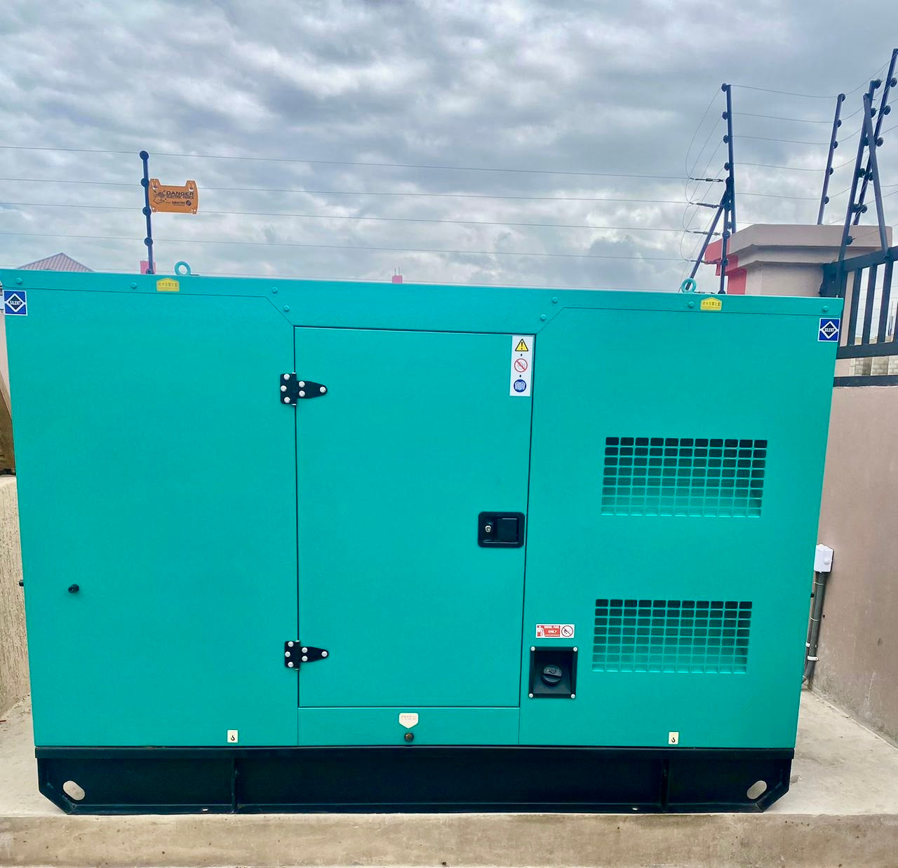 Standby generator keeping the building powered 24/7